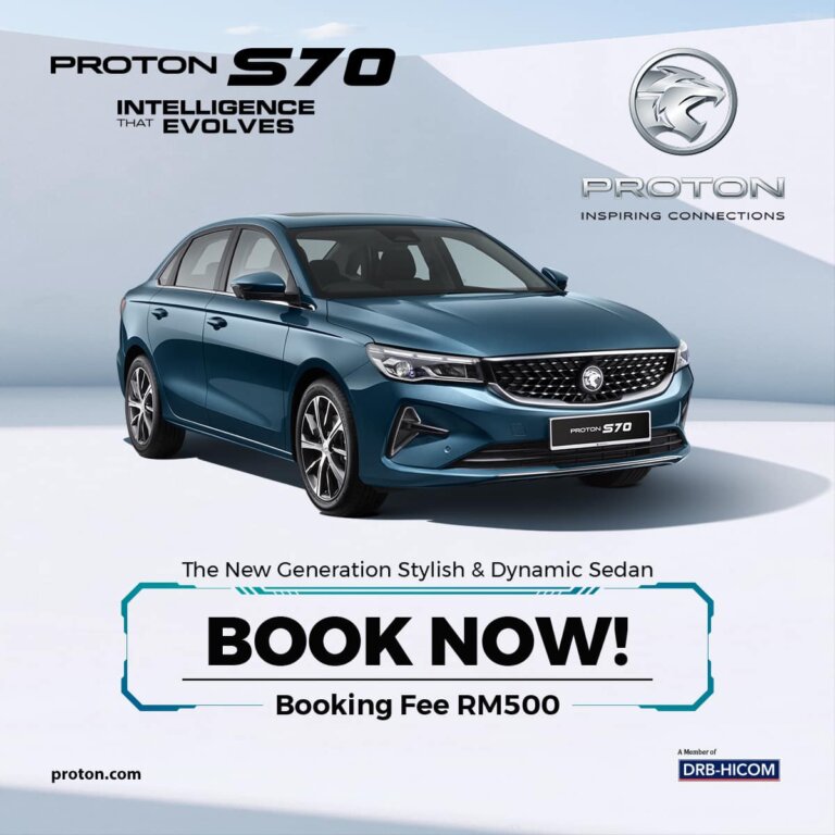 Proton S70 Kini Boleh Ditempah Dengan Harga Rm500! 4 Proton S70 - Book Now